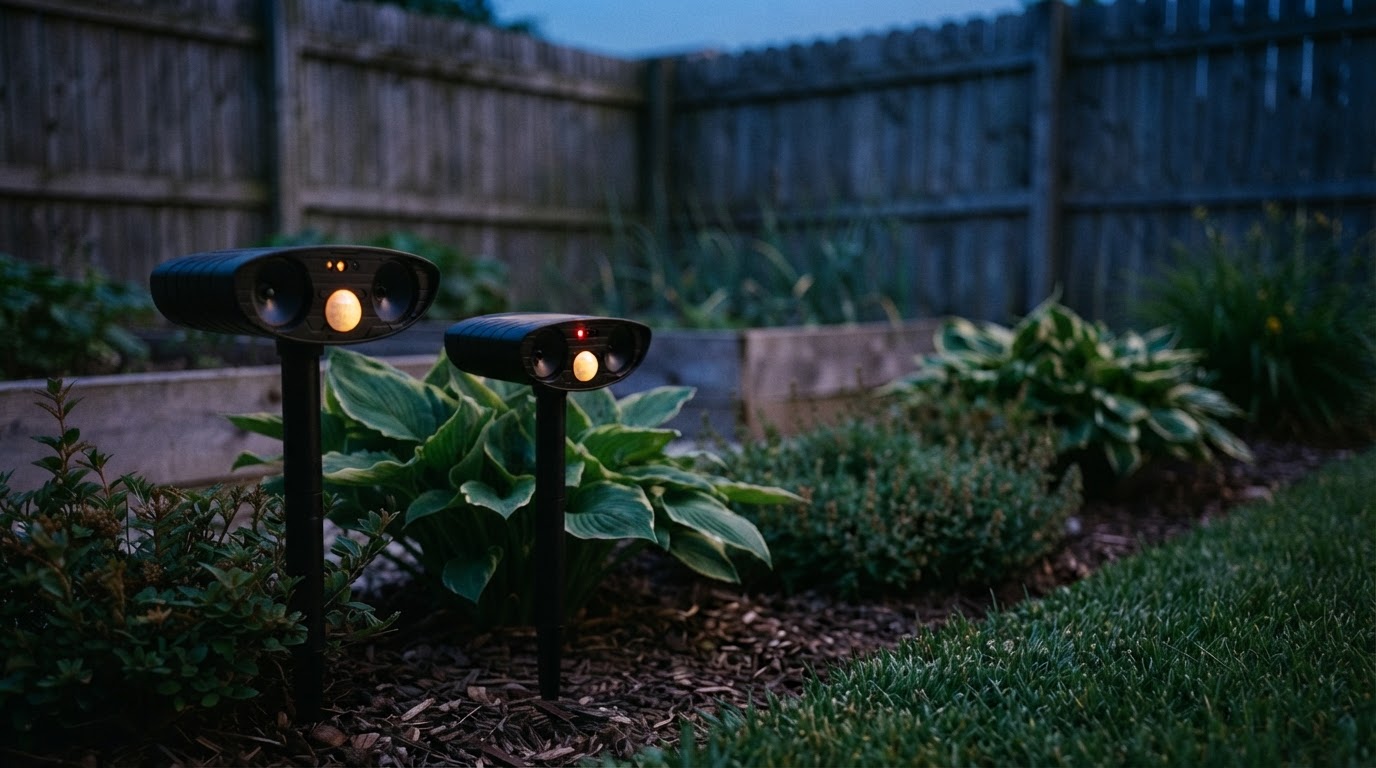 Which Solar Animal Repellent works for garden motion sensing?
