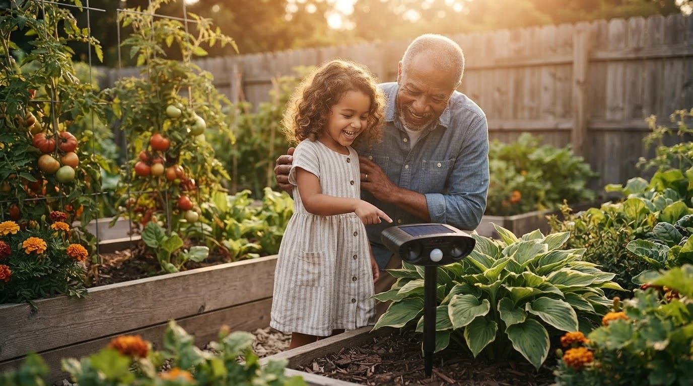 A 4-Step Strategy for Solar Animal Repellent Garden Security
