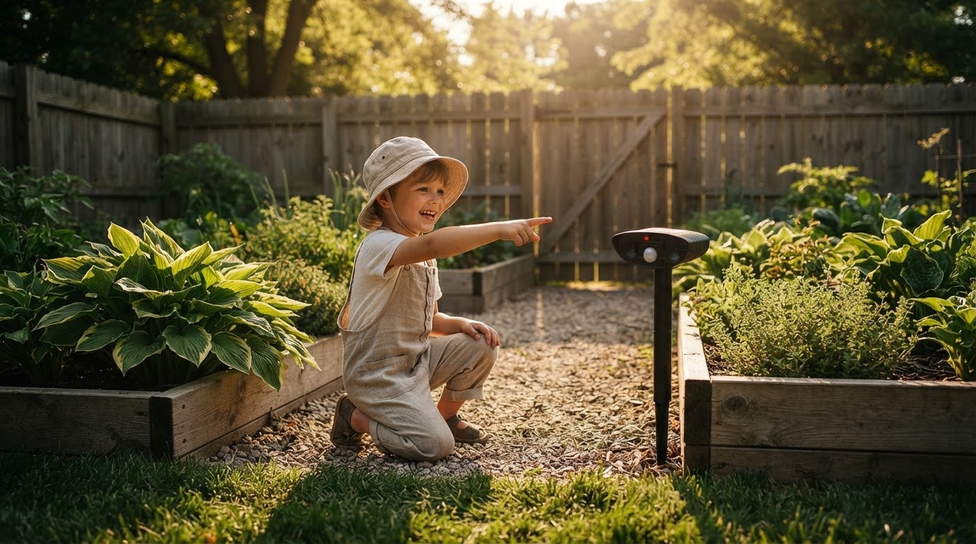 Where should I position a Solar Animal Repellent?