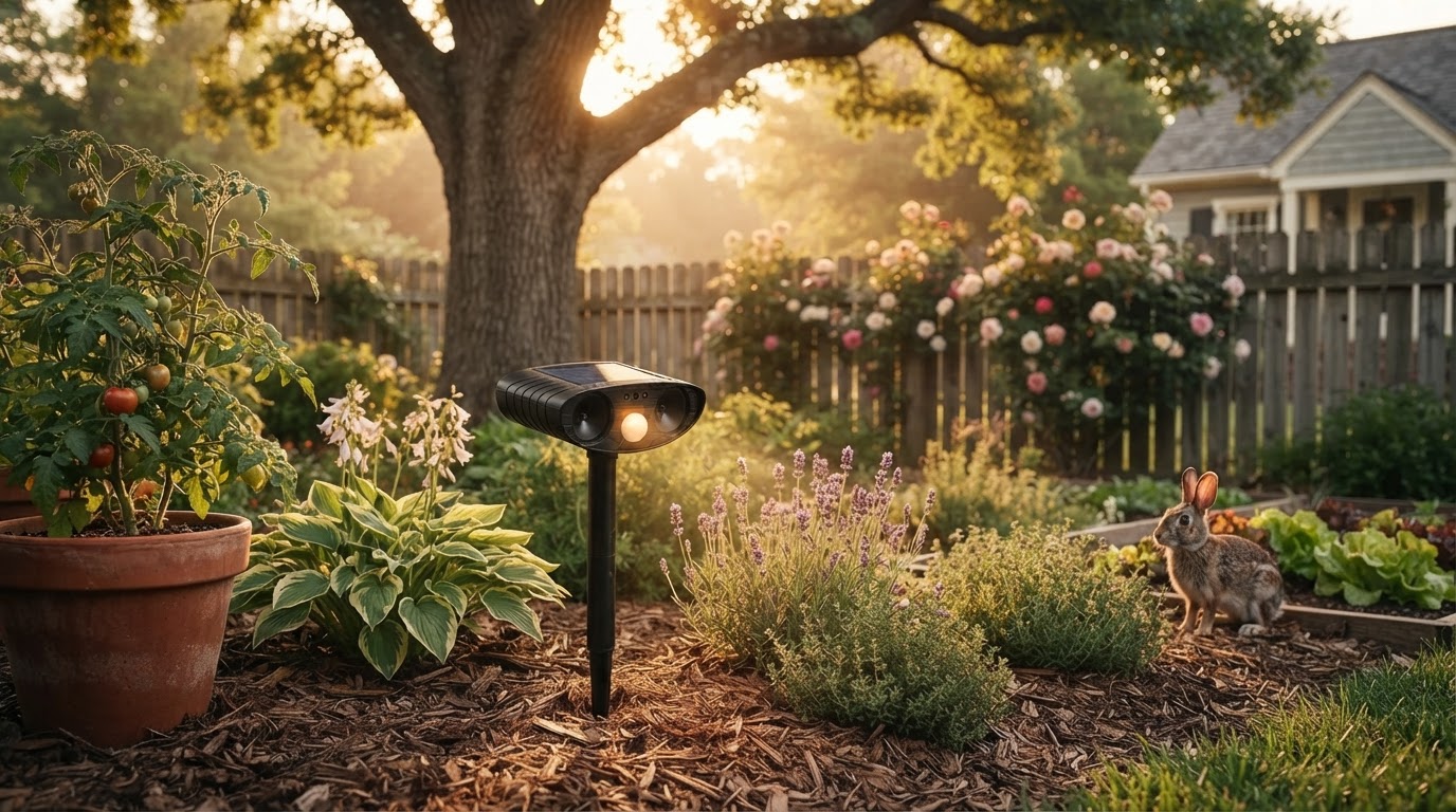 Is the Solar Animal Repellent a humane way to deter pests?