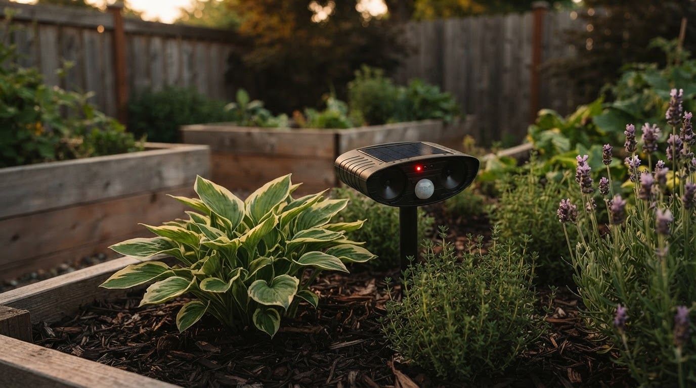 What are humane ways to deter pests using Solar Animal Repellent?