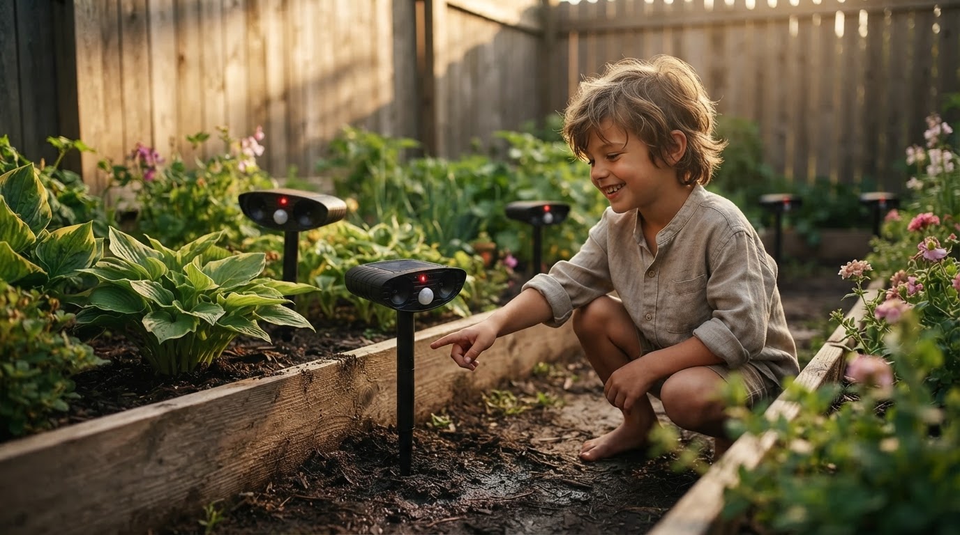 How to Install Solar Animal Repellent Groundhog Stakes