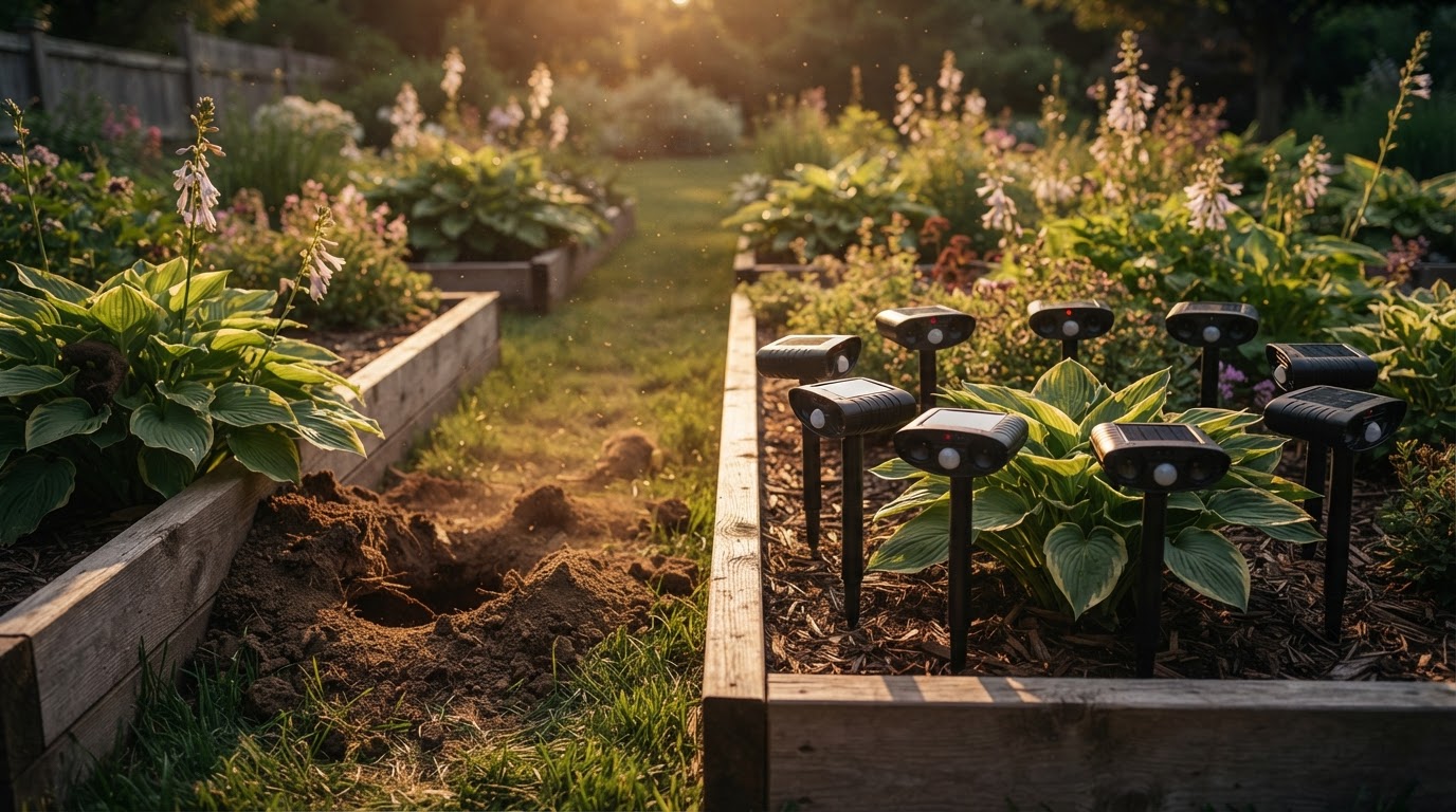 Do Solar Animal Repellent stakes work for groundhogs?