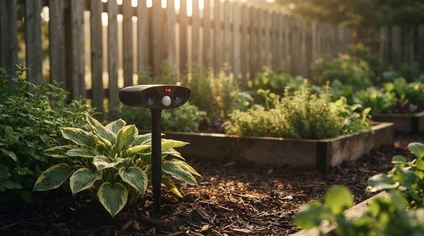 Solar Animal Repellent: Solve Garden Pest Invasions Humane Way