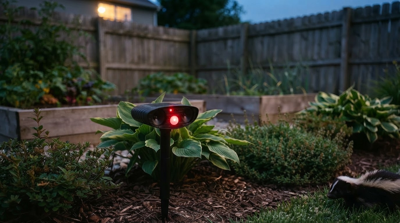 Do Solar Animal Repellent lights stop skunks?
