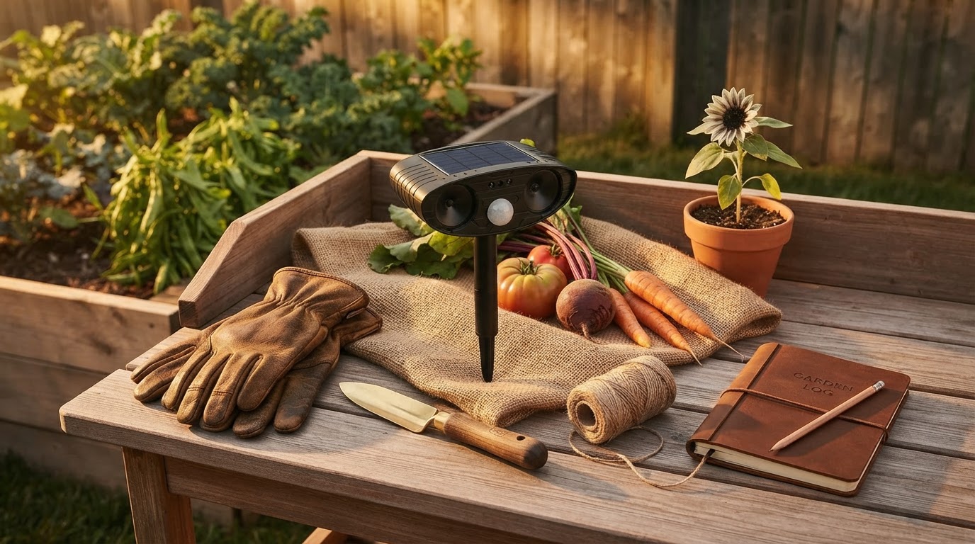 Solar Animal Repellent Strategies For Vegetable Gardens