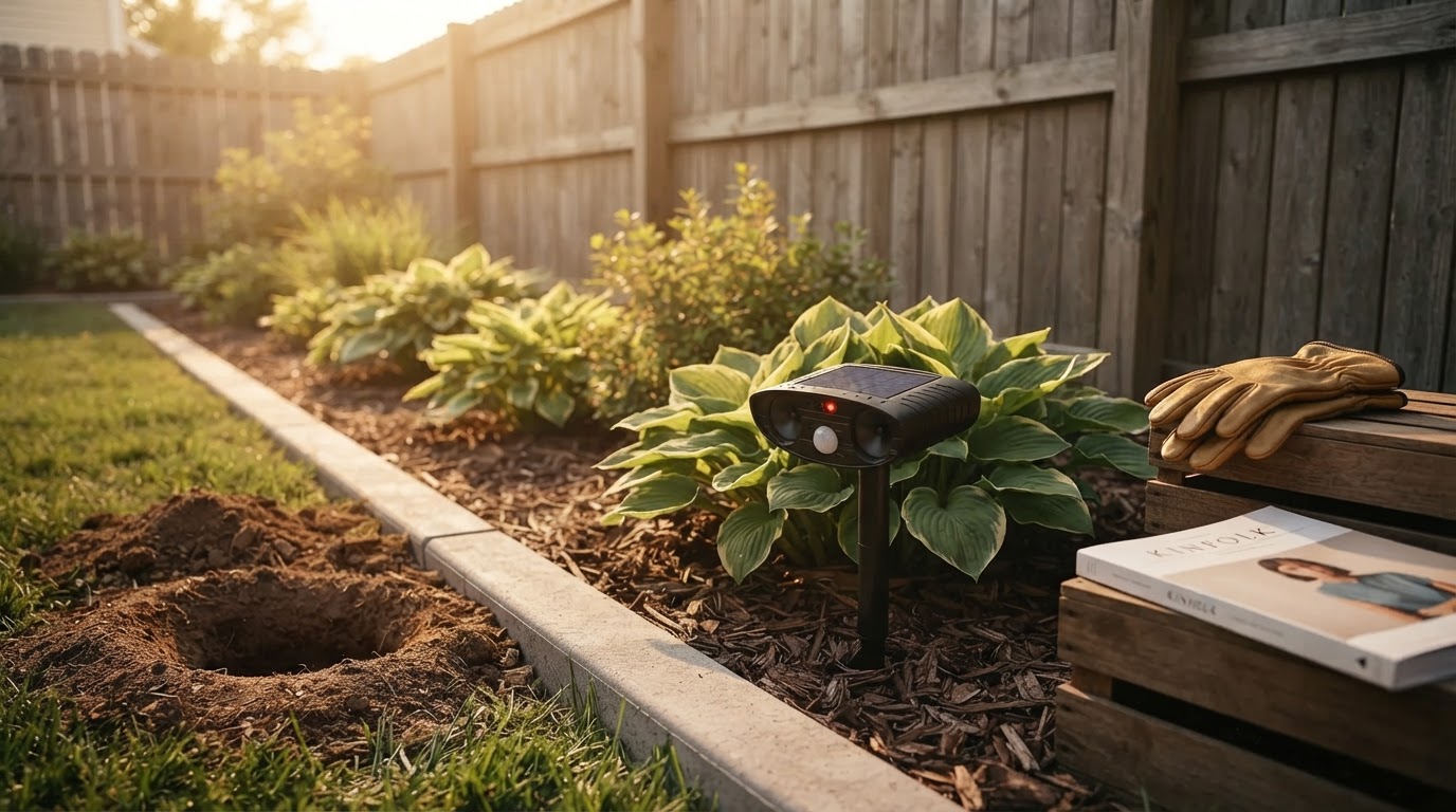 Solar Animal Repellent Performance for Groundhog Control