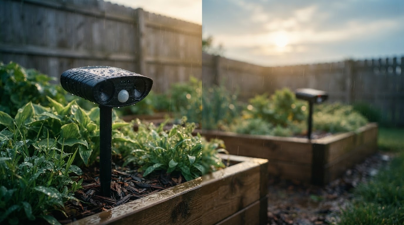 Weatherproof Solar Animal Repellent Performance Test