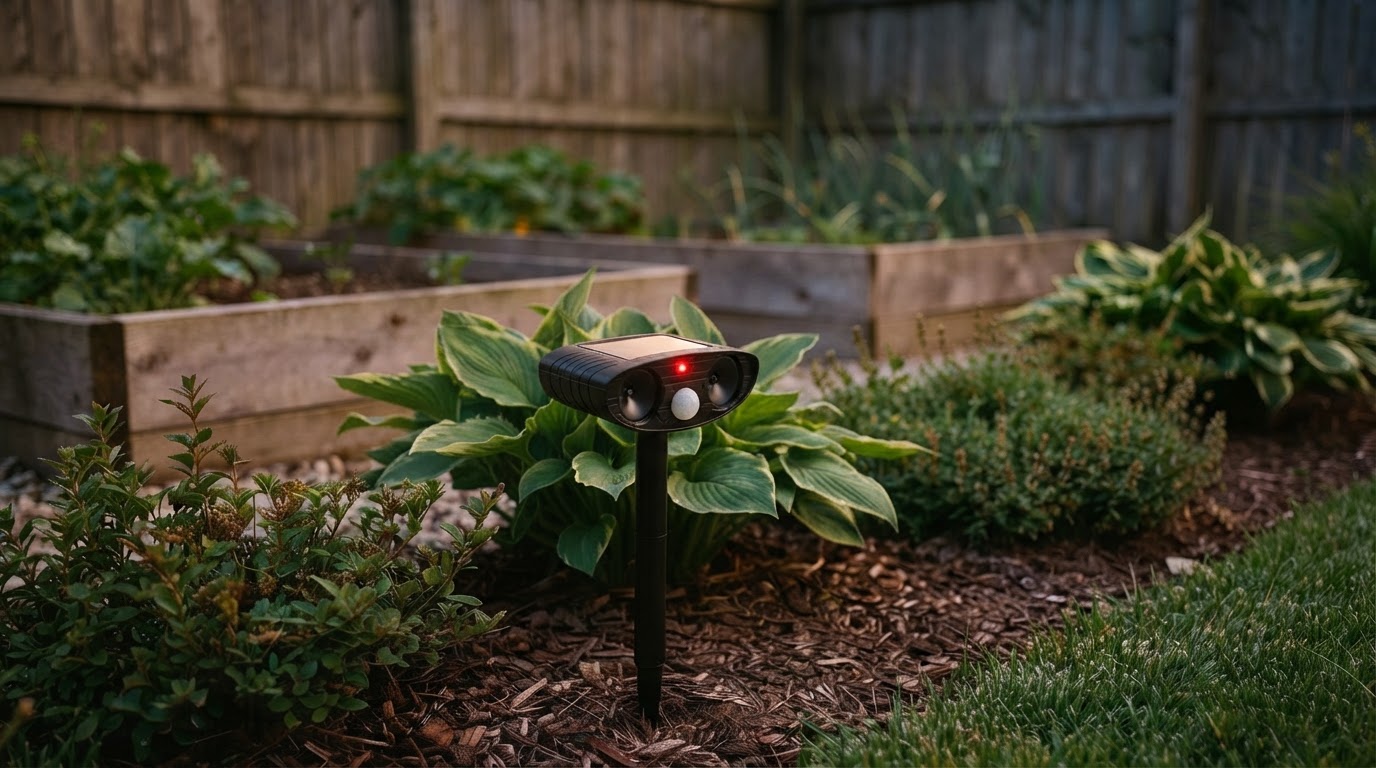 Why do animals eat my plants and how does Solar Animal Repellent help?