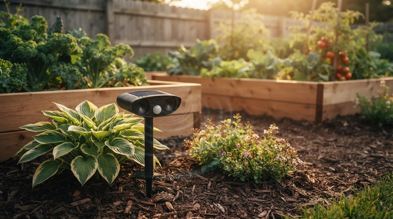 Why do animals keep eating my plants and how does Solar Animal Repellent help?