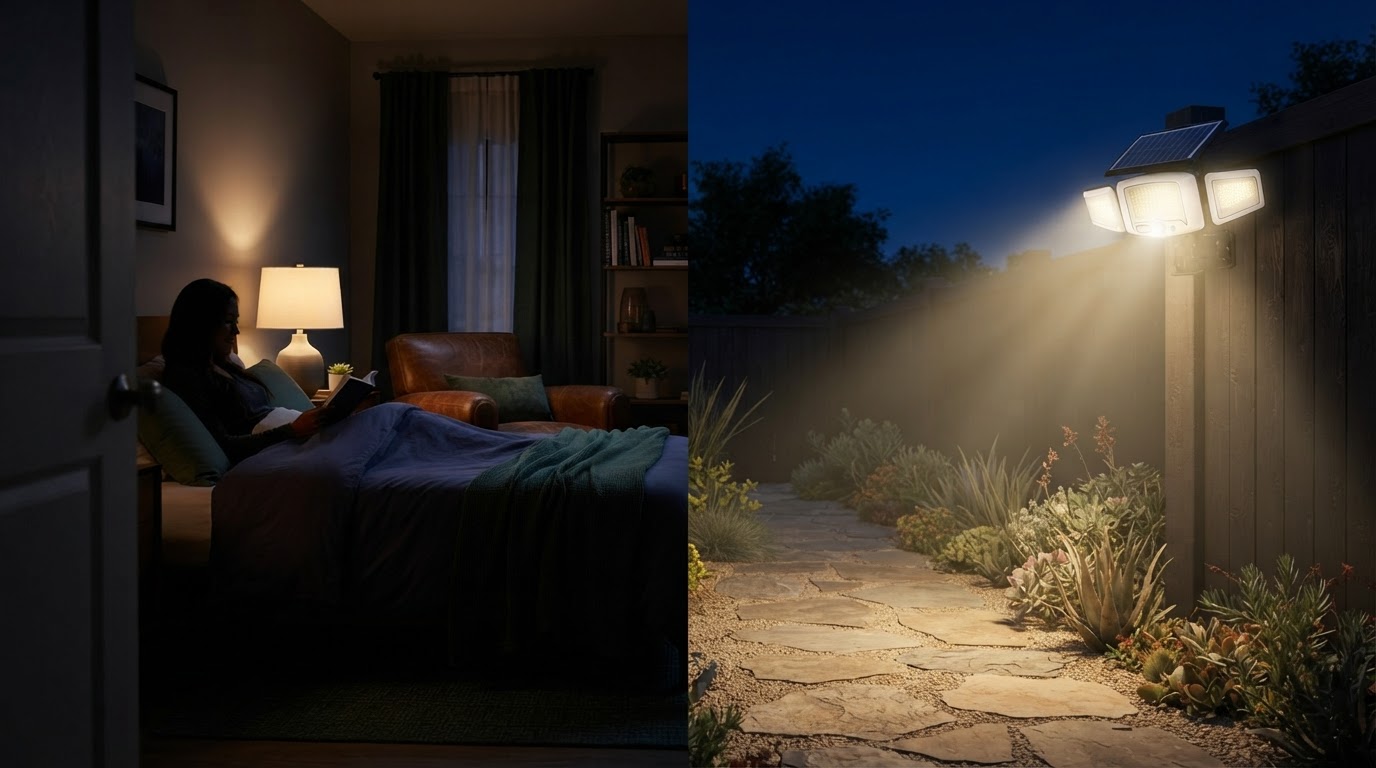 Solar Motion Sensor Flood Light Solutions for Nighttime Safety