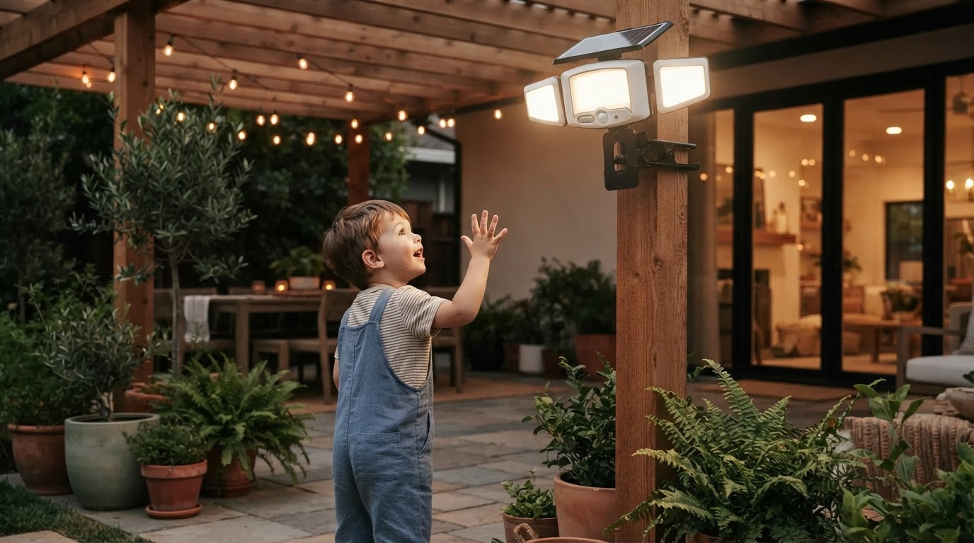 Solar Motion Sensor Flood Light Precision Install Strategy