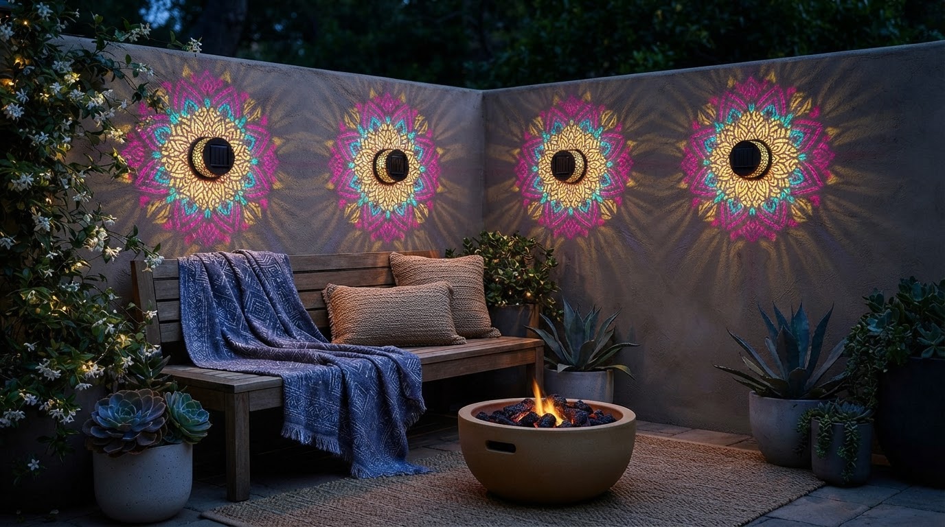 What are the best outdoor mandala projection lights?