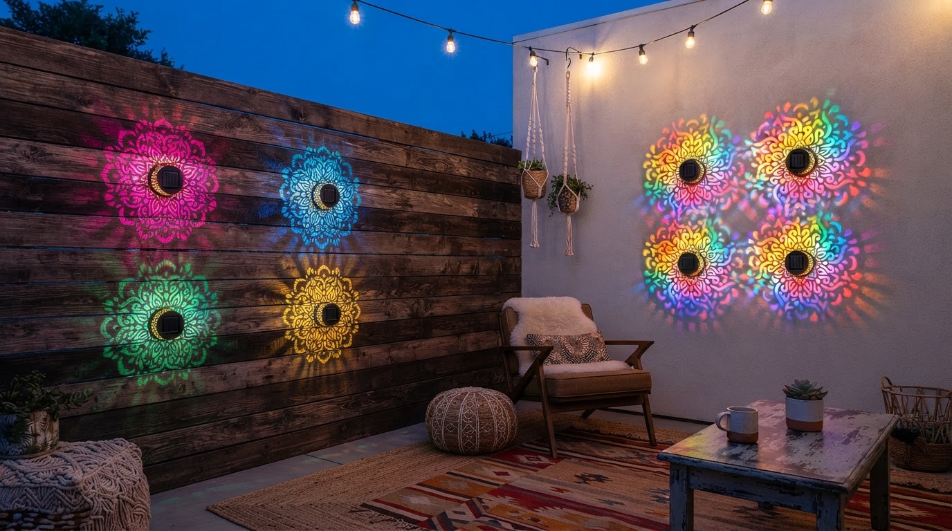 Why Choose Solar Mandala Lights for Boho Patio Decor?
