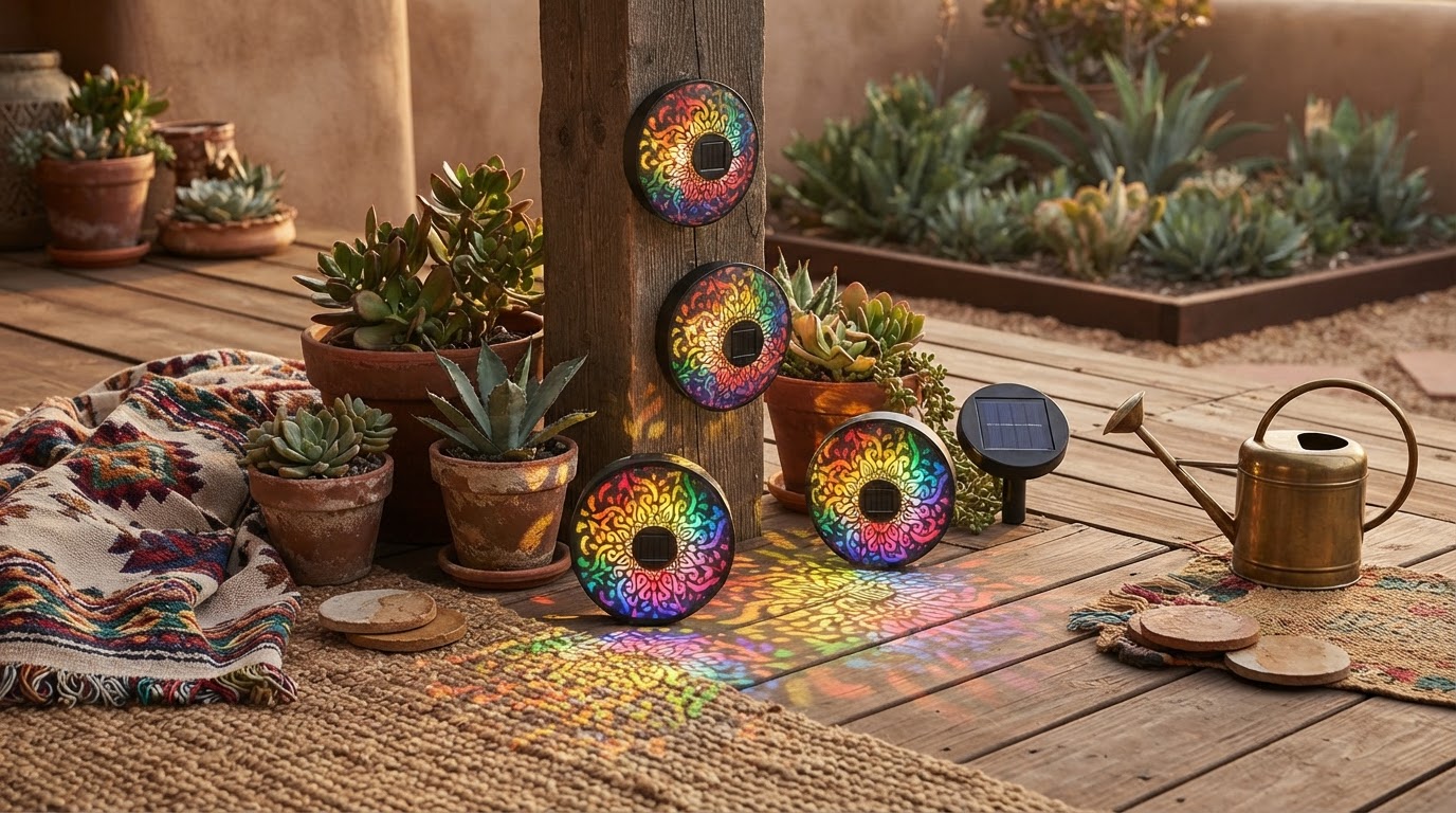 Designing a Boho Solar Lantern Garden that Lasts
