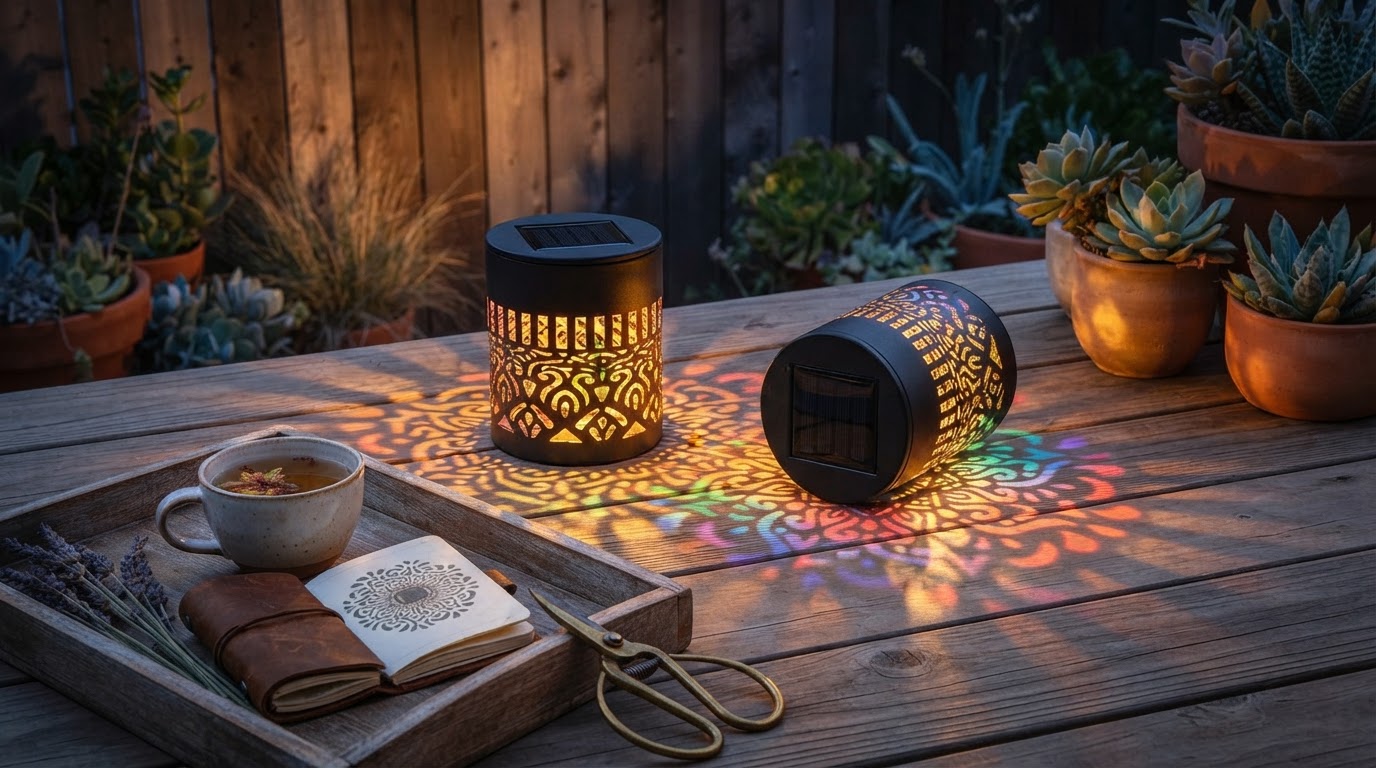 Designing Immersive Gardens with Solar Mandala Lights