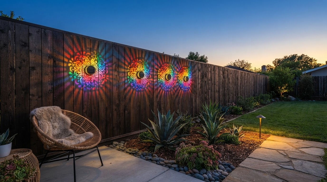 Mandala Solar Lights Beat Path Lights Only in One Backyard Zone