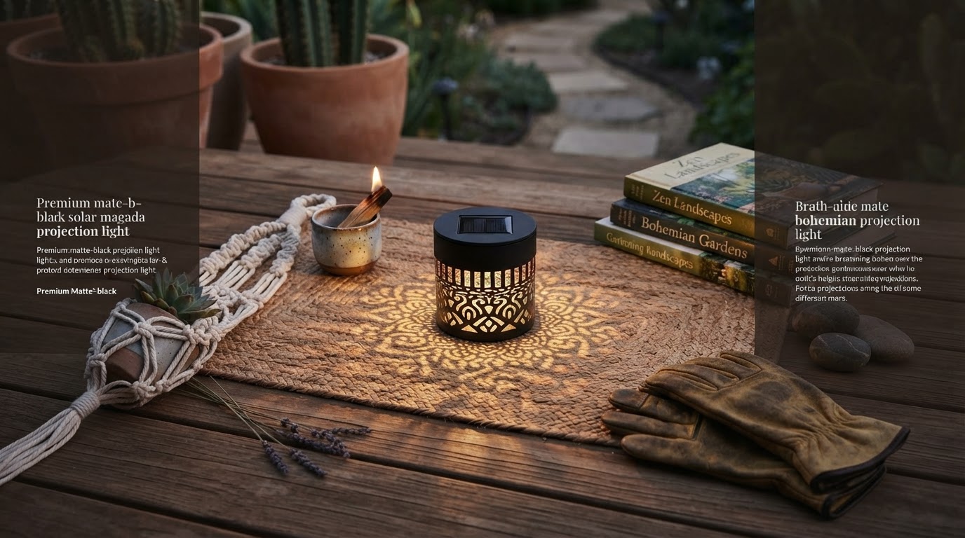 Elevating Garden Aesthetics with Solar Mandala Lights