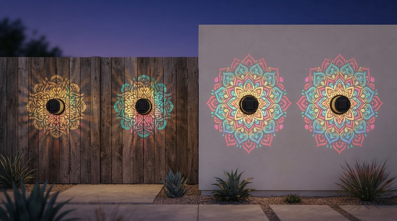 Solar Mandala Lights: Evaluating Outdoor Lantern Performance