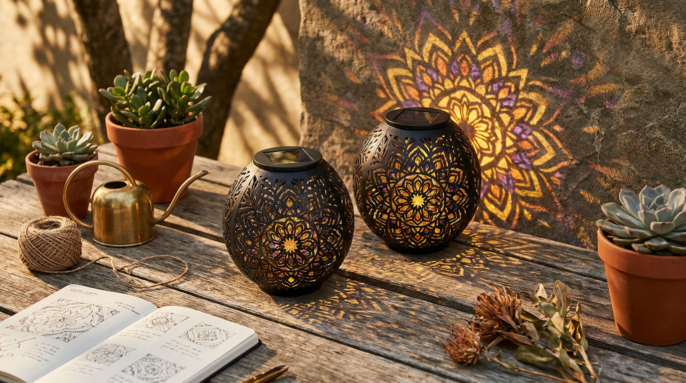 Selecting Solar Mandala Lights for Garden Shadows