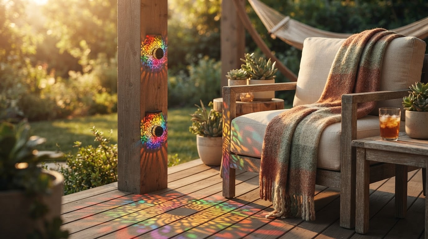 Do Solar Mandala Lights work for decorative deck lighting?