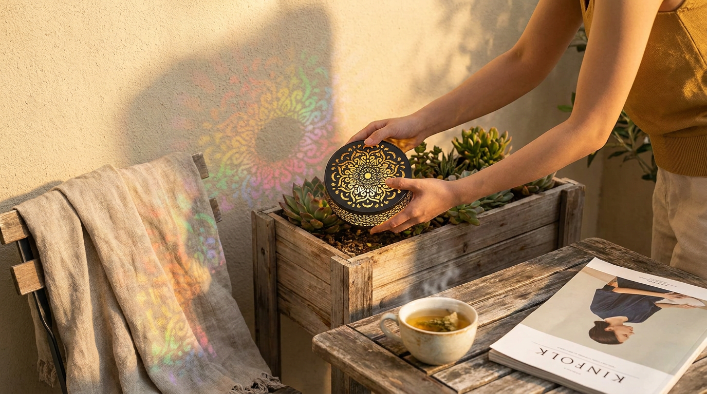 Solar Mandala Lights: The Three-Axis Path Placement Matrix