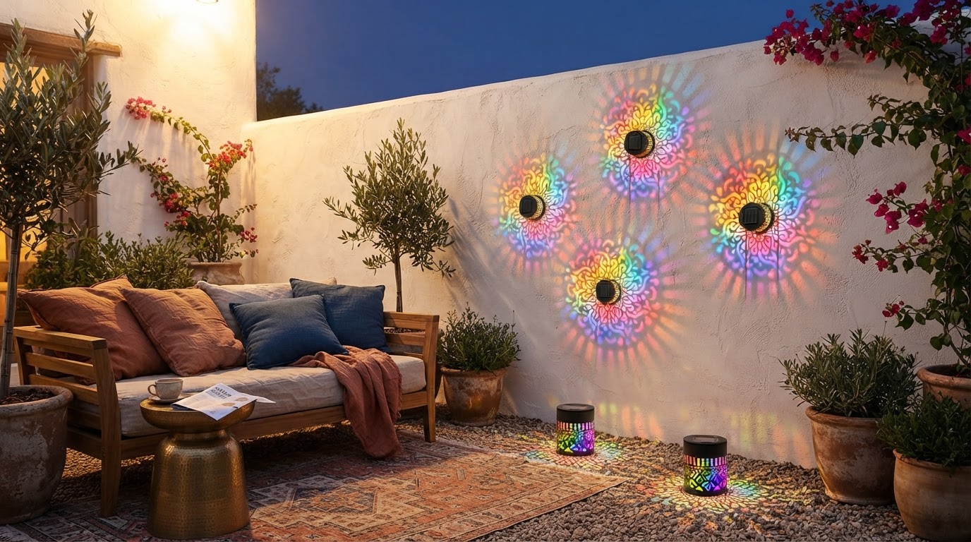 Solar Mandala Lights Review and Setup Guide