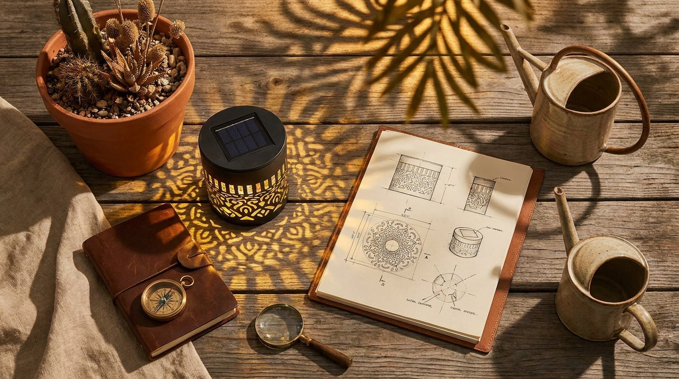 Solar Mandala Lights and the Physics of Shadow Casting