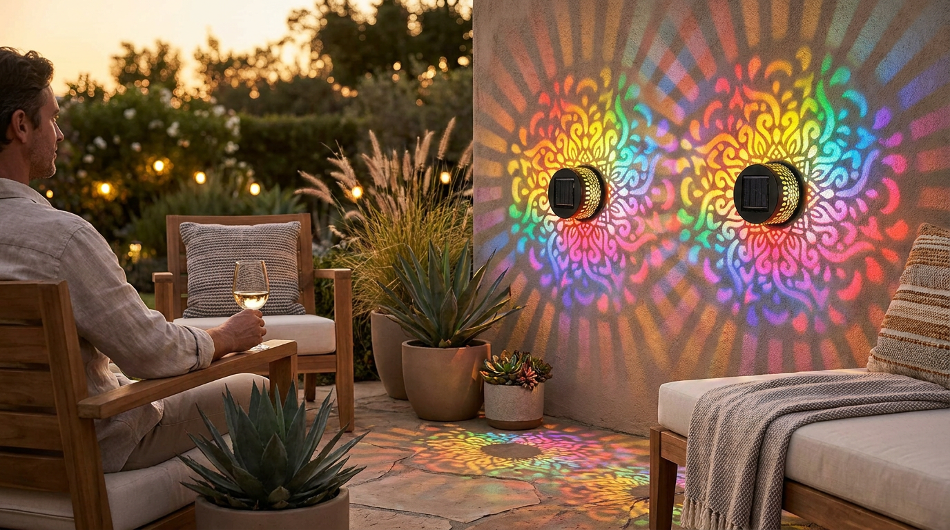 Why choose Solar Mandala Lights for garden decor?