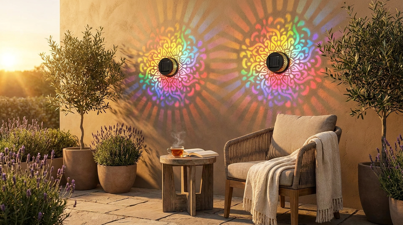 Why Choose Solar Mandala Lights for Outdoor Projection?