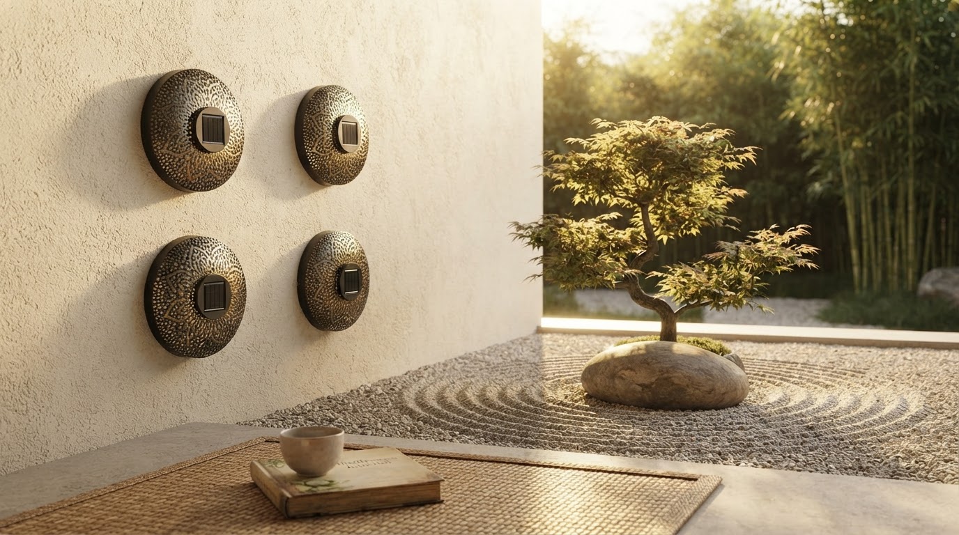 Can Solar Mandala Lights create a Zen garden atmosphere?