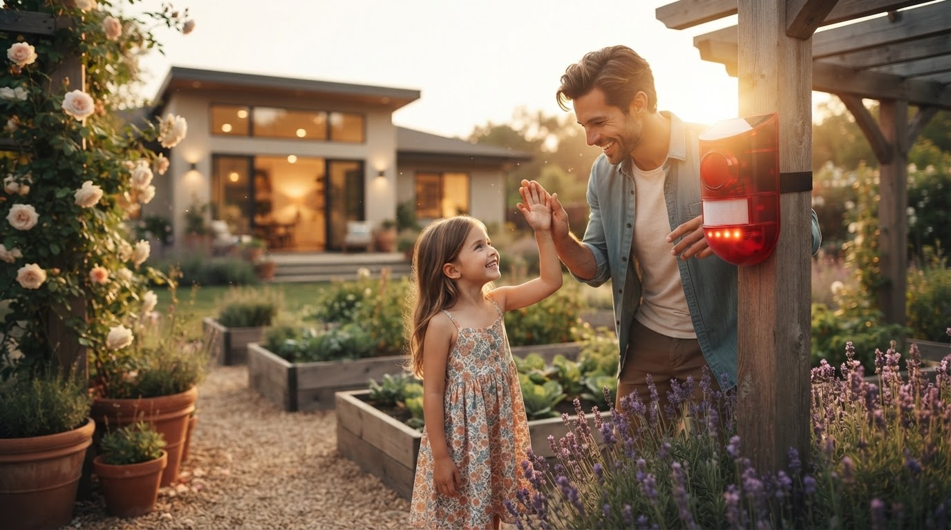How do I install a Solar Motion Alarm for home security?