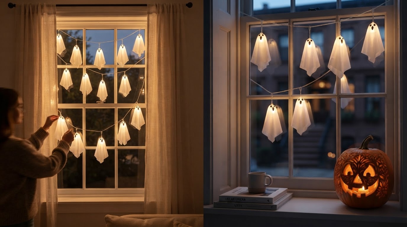 Choosing Spooky Strings Lights for Halloween Windows