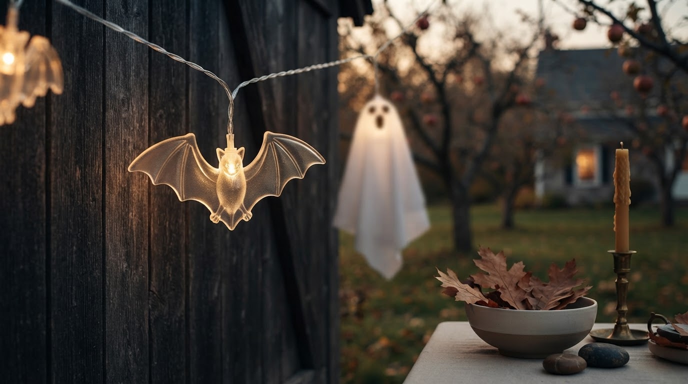 Evaluating Spooky Strings Lights Bat Silhouette Accuracy