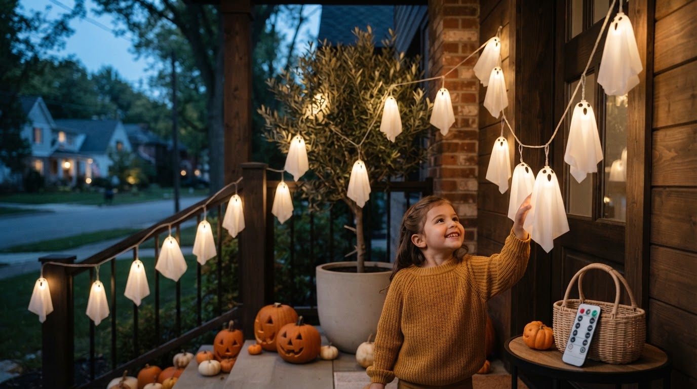 How to install Spooky Strings Lights outdoor rope lights?