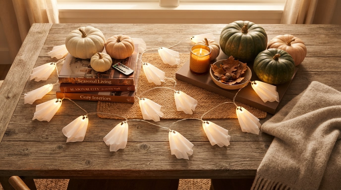 Spooky Strings Lights for Interior Seasonal Design