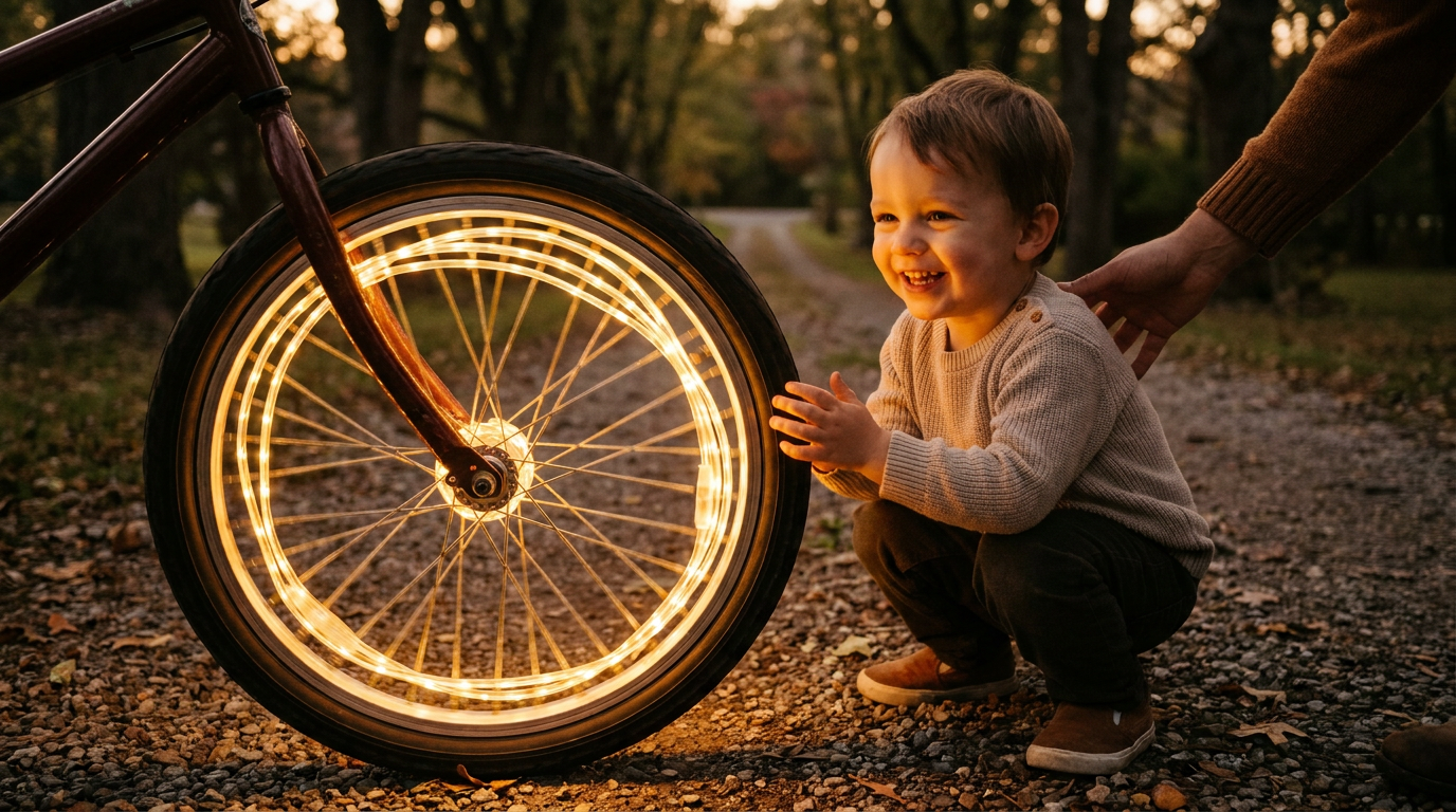 How do I install Rideluminate rechargeable bike rim lights?