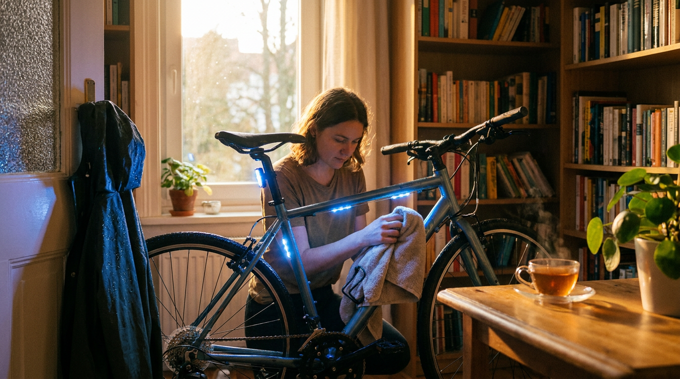 Is the Rideluminate bicycle frame light kit water-resistant?