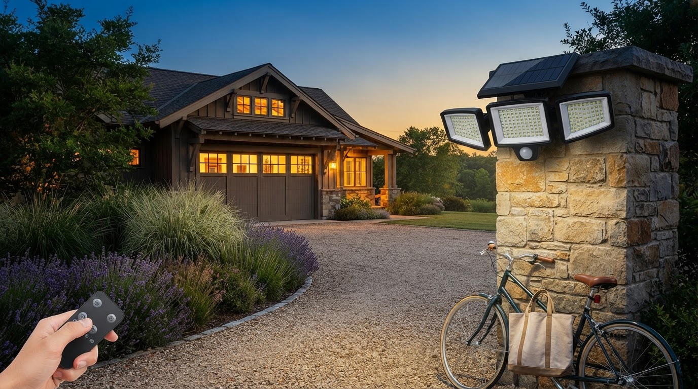 Which Solar Motion Sense Light suits a residential driveway?
