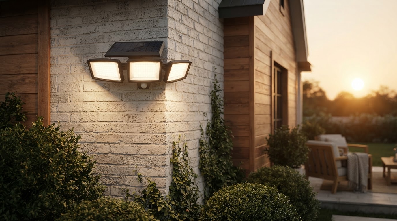 Why choose a Solar Motion Sense Light dual head design?