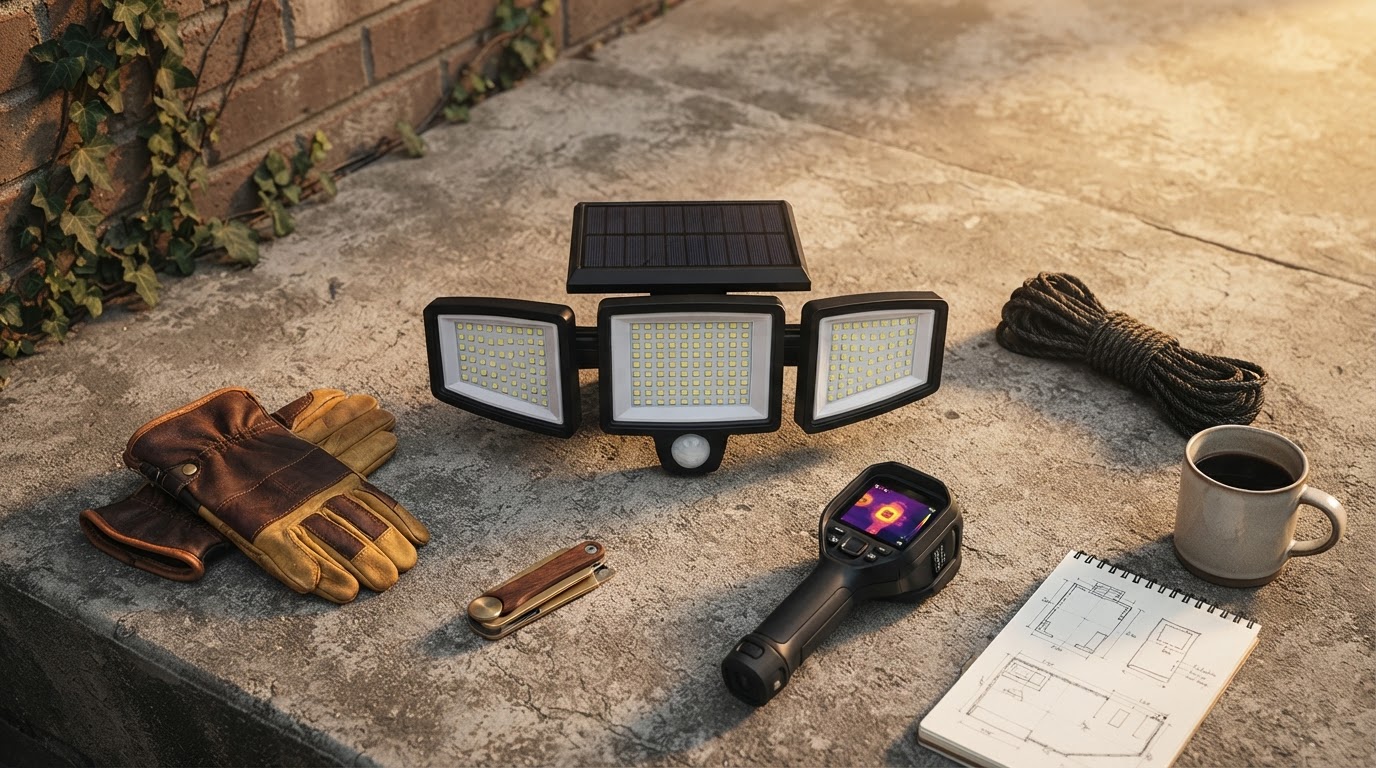 Solar Motion Sense Light and Perimeter Efficiency