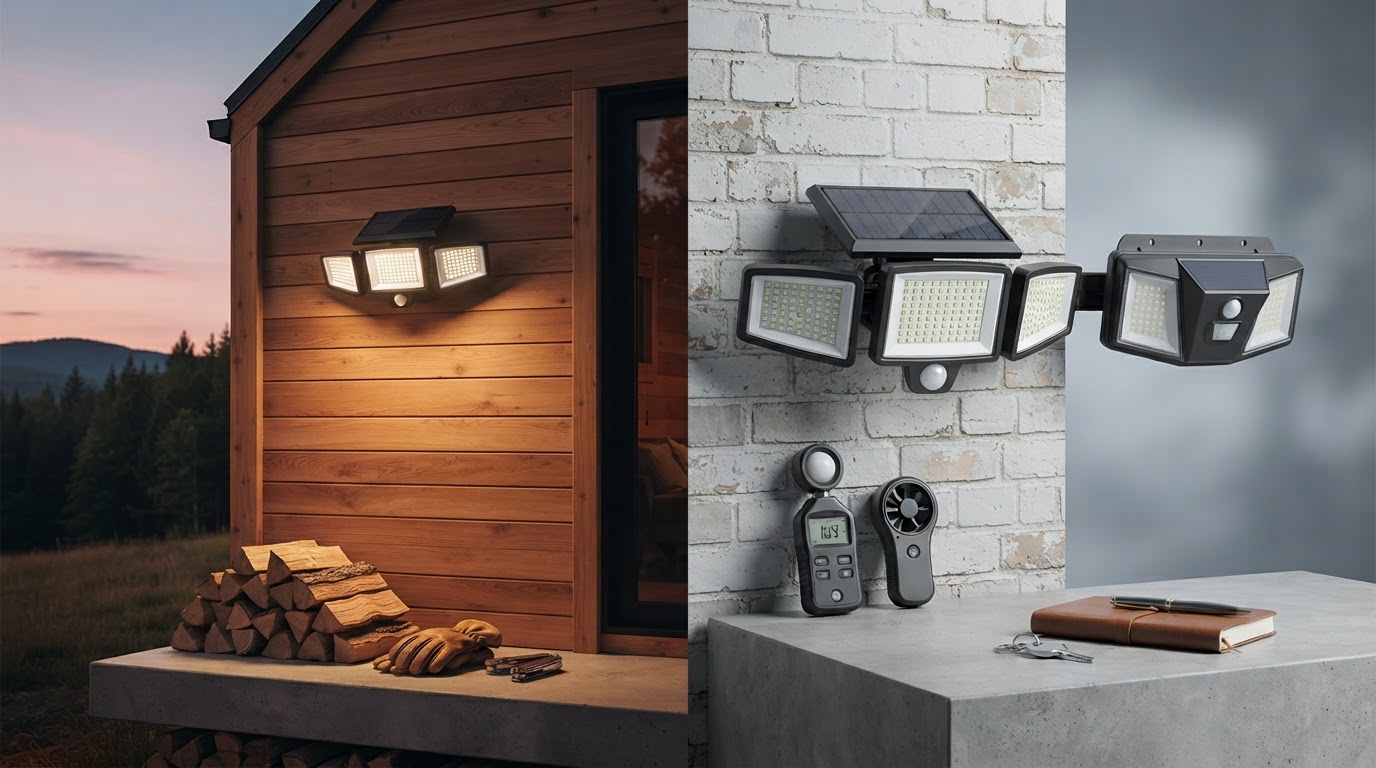 Solar Motion Sense Light Security Performance Test