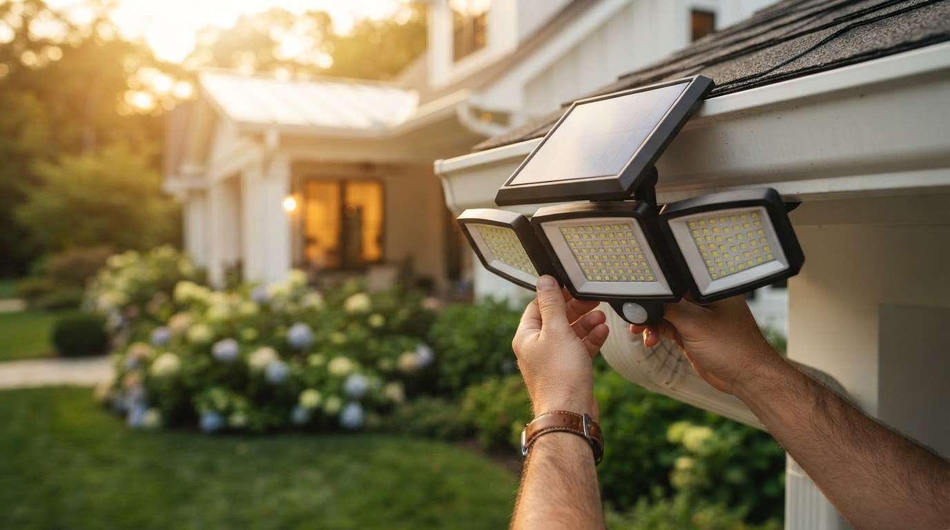 Can Solar Motion Sense Light work on wireless gutters?