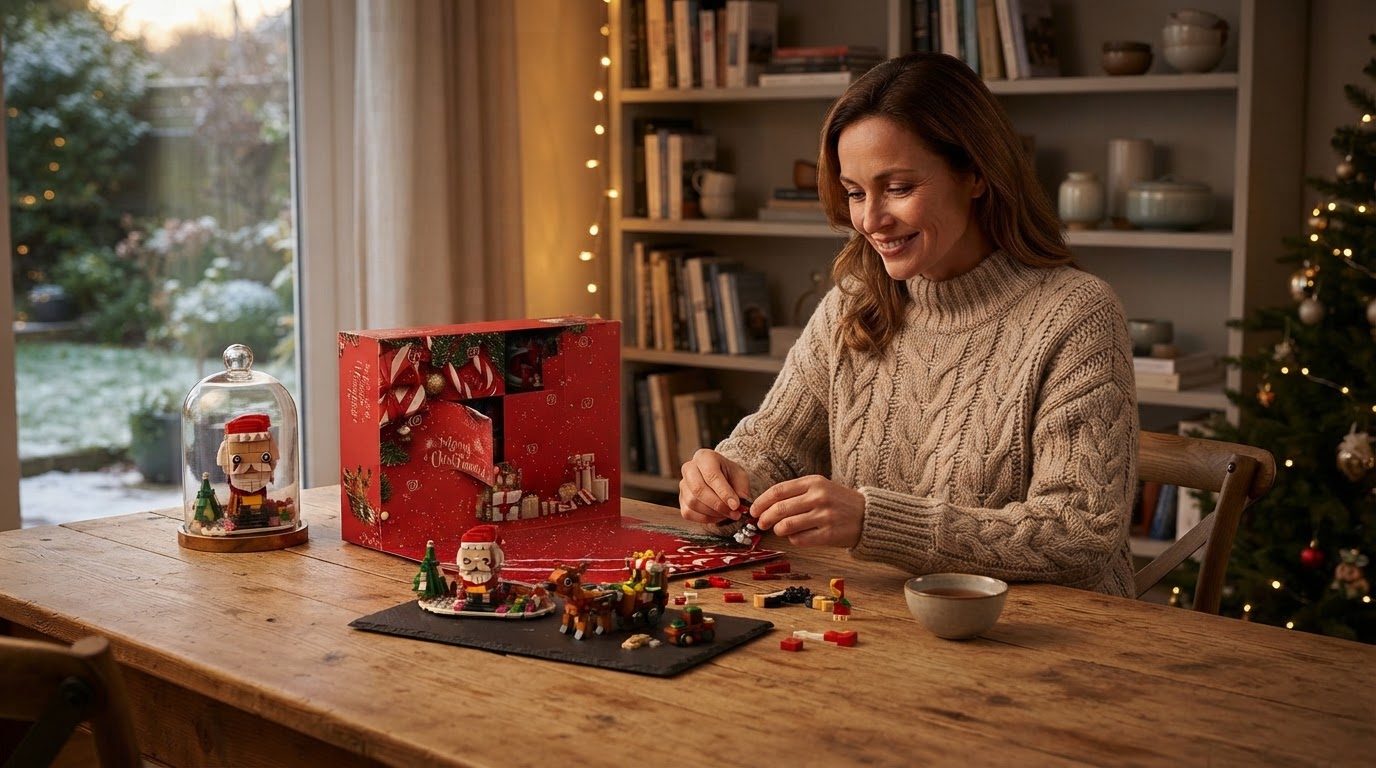 Can I use a DIY brick advent calendar kit for adults?