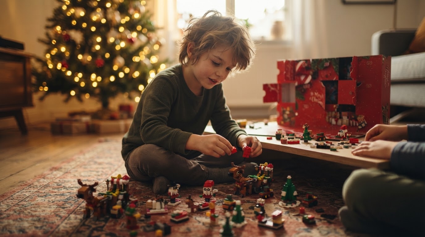 How to use a Christmas Advent Building Blocks Calendar?