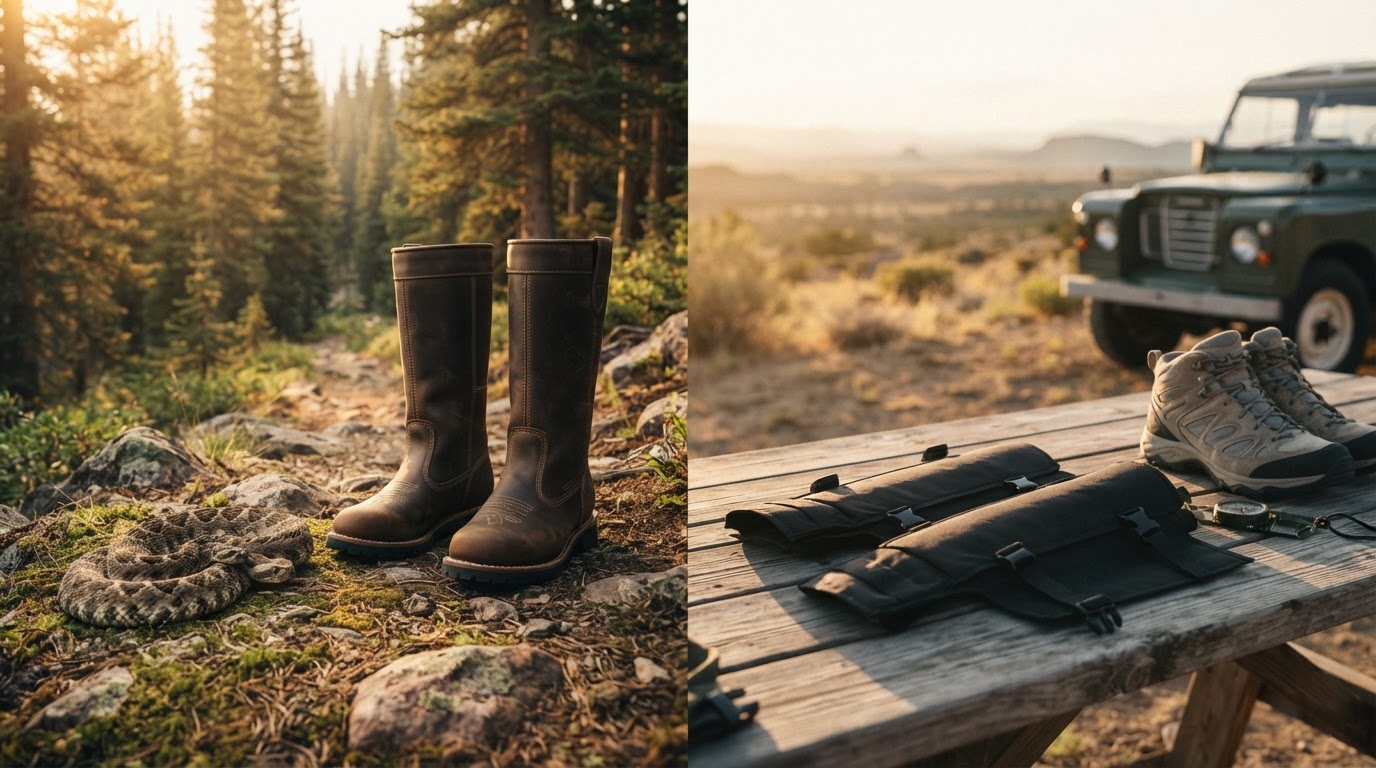 Snake Boots vs. Snake Gaiters: Weight, Mobility, and Comfort