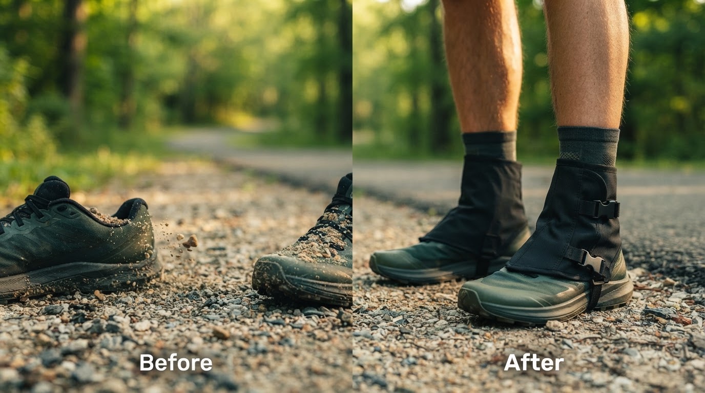 Can Trail Guard Gaiters prevent gravel in running shoes?