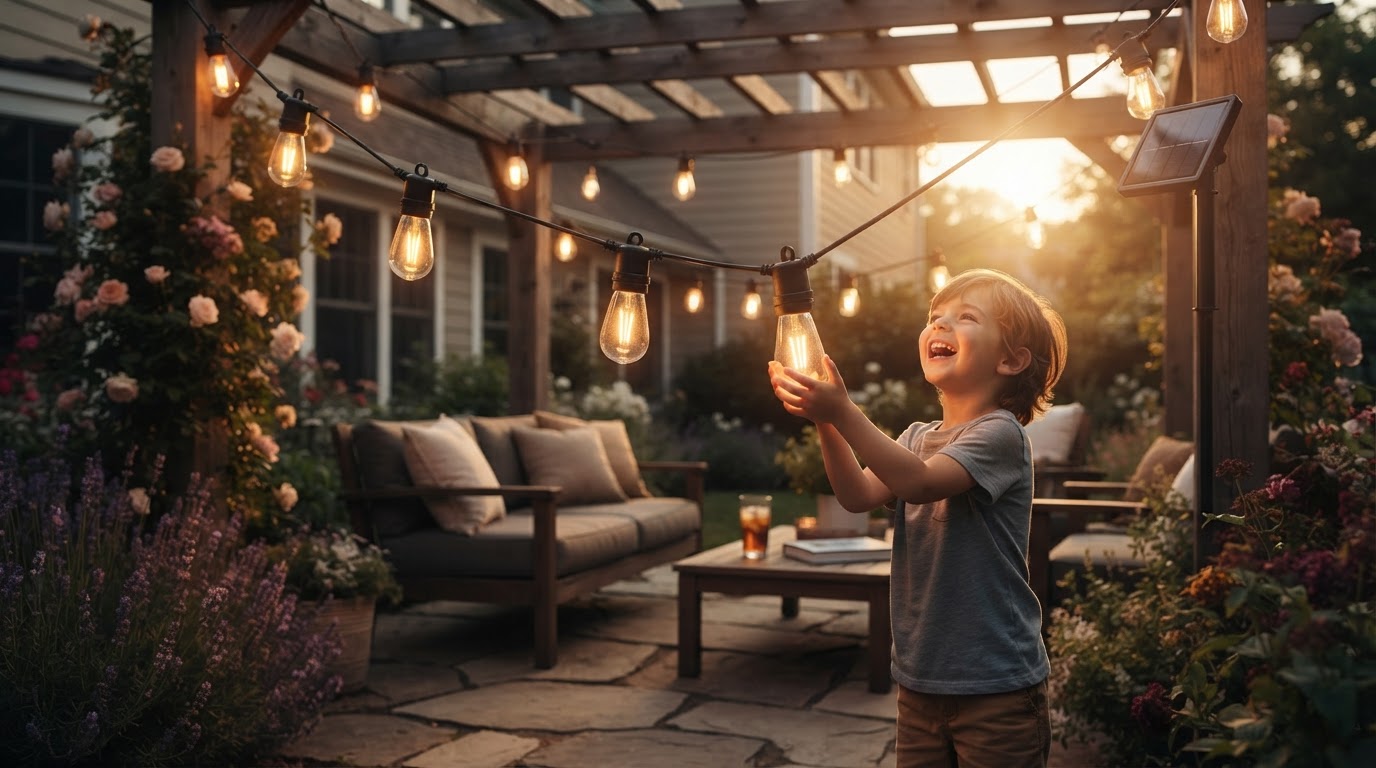 Choosing Color for Outdoor Solar String Lights