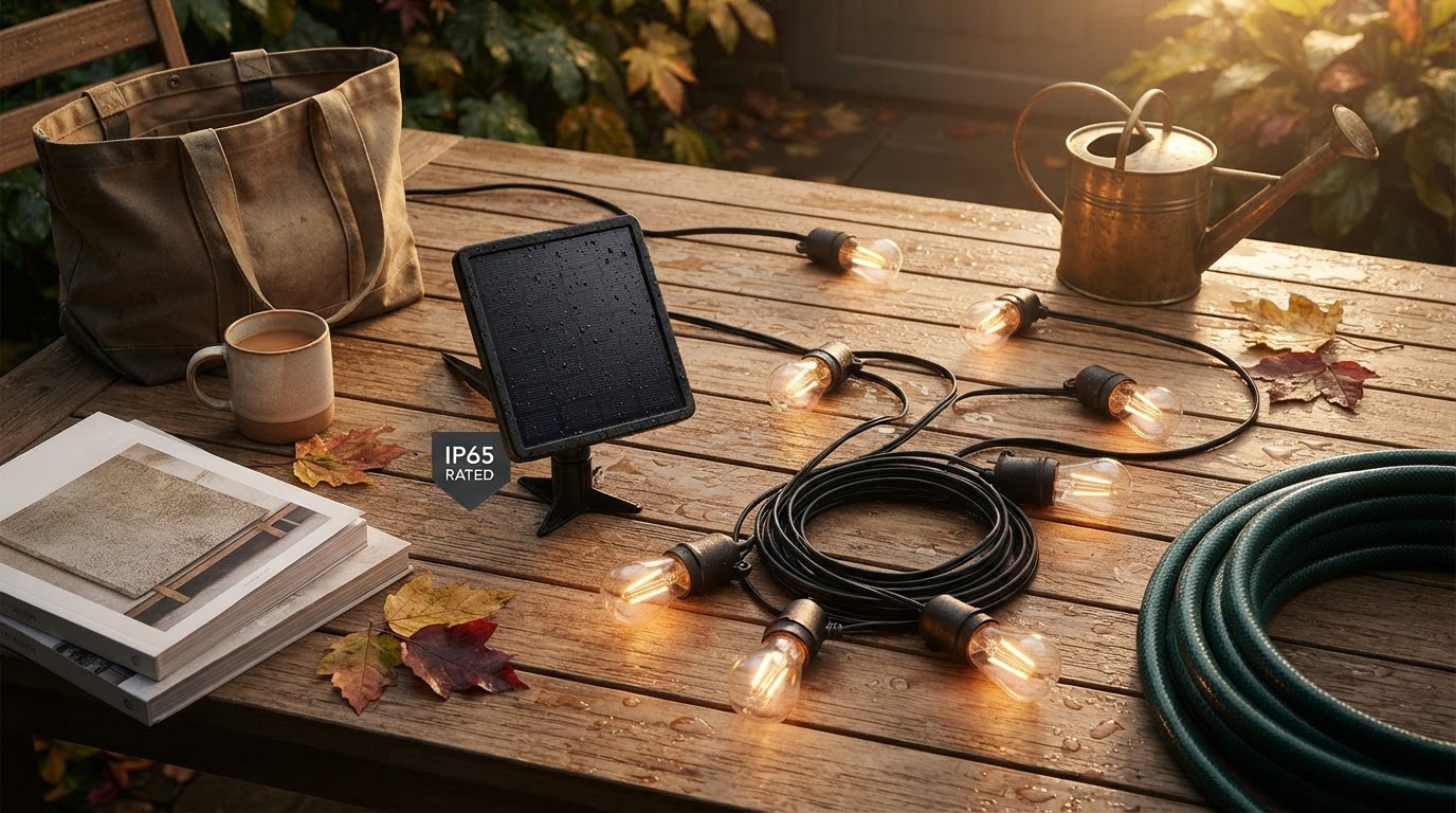 Choosing Weatherproof Outdoor Solar String Lights for Patios