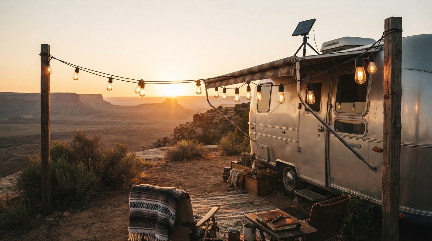 Can Outdoor Solar String Lights Withstand RV Travel?